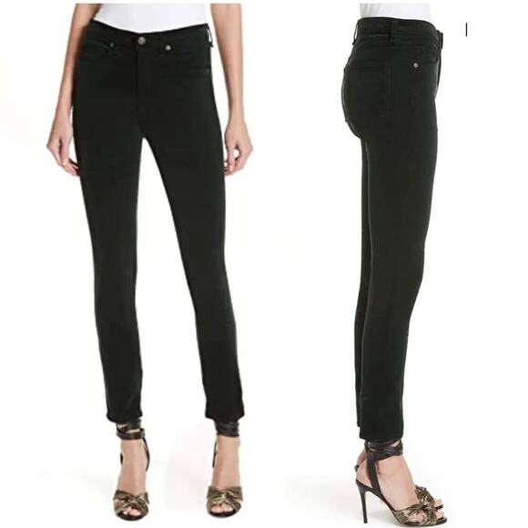 Veronica Beard Denim - Veronica Beard Kate 10" Skinny Jeans Green Corduroy Size 27 Preppy Quiet Luxury